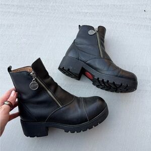 Harley Davidson Zip Up Moto Boots
